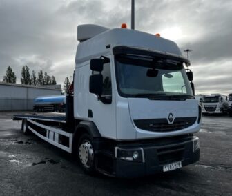 Used Renault Premium 2013 Sloping Bed Recovery Truck | UK Export to Kenya by Clugston International