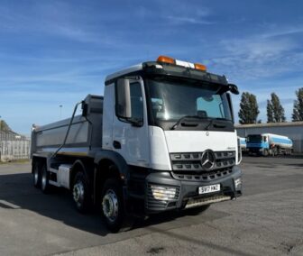 Mercedes-Benz 2017 -Mercedes AROCS 3240 8x4 Steel tipper for sale, UK export & worldwide shipping.